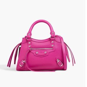 Balenciaga LIMITED EDITION Neo City mini tote bag in magenta. BRAND NEW